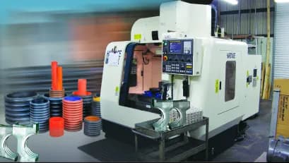 CNC machining of mould blocks