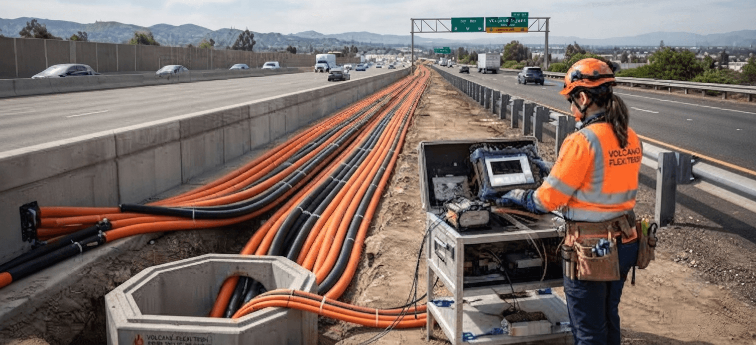 Telecommunications: High-Velocity Fiber Optic Sub-Ducting